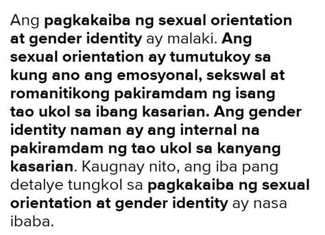 ano ang sex at gender|Sex and gender: Definitions, identity, and expression .